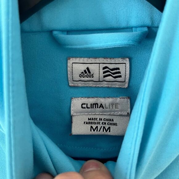 Adidas Light Blue Climate Athleisure Rangewear Full Zipper Jacket - Picture 8 of 8